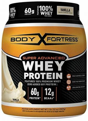 Sporty - Just fitness אבקות חלבון Body Fortress Super Advanced תשטיח לך את הבטן