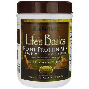 Sporty - Just fitness אבקות חלבון Lifetime Vitamins Life's Basics Plant Protein Powder  - טבעוני