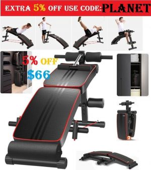 Sporty - Just fitness ספסלים ספסל עבה ומתקפל - Adjustable Sit Up Abdominal Bench
