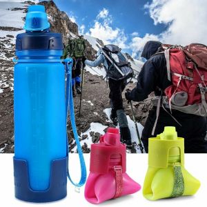 Sporty - Just fitness בקבוקי מים בקבוקי מיל מתקפלים ונוחים - Bottles Collapsible For Outdoors Camping