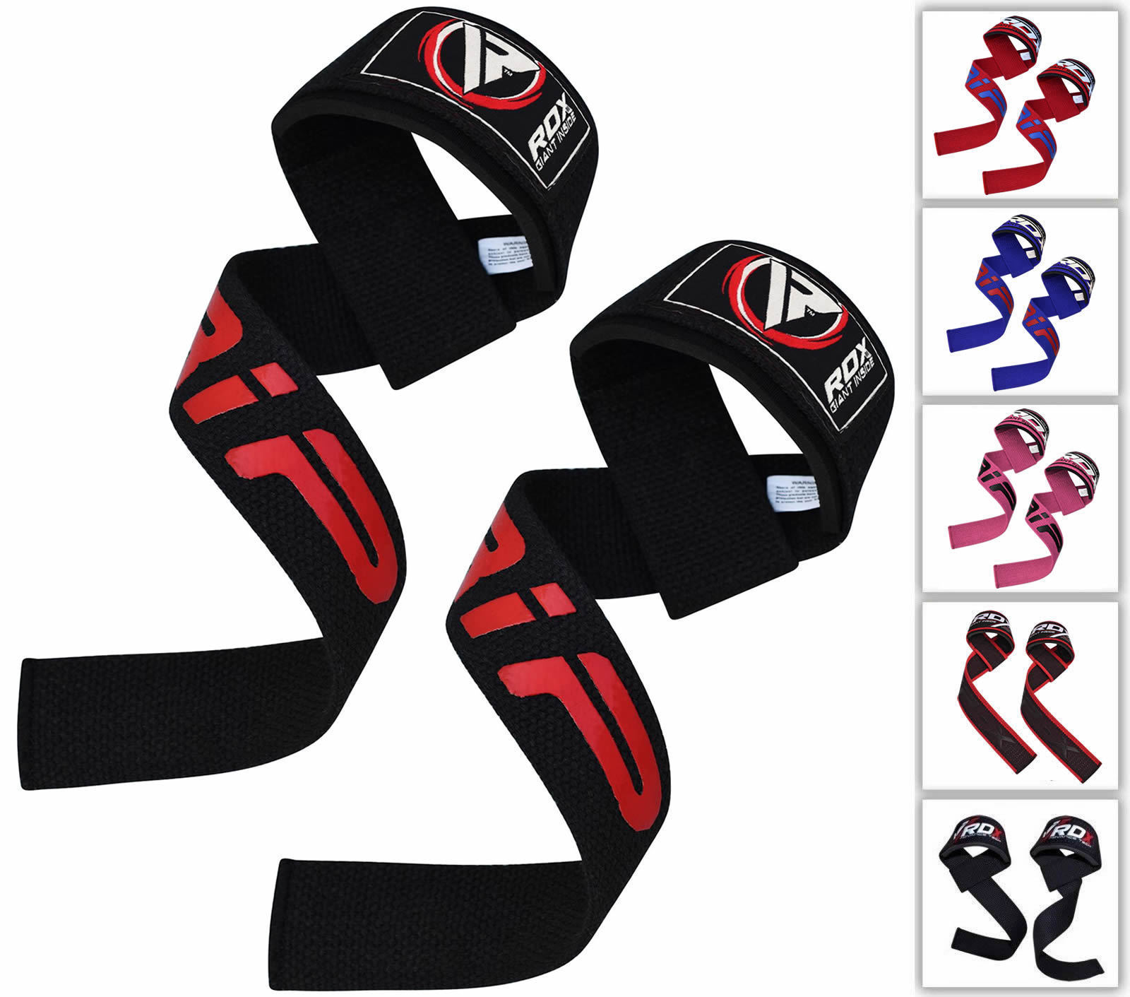 Sporty - Just fitness כפפות רצועה לתפיסת המוט - RDX Padded Weight Lifting Training Gym